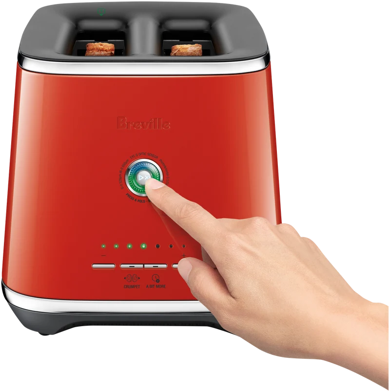 Breville The Eye Q 850 Auto 2 Slice Toaster Pomodoro Rosso