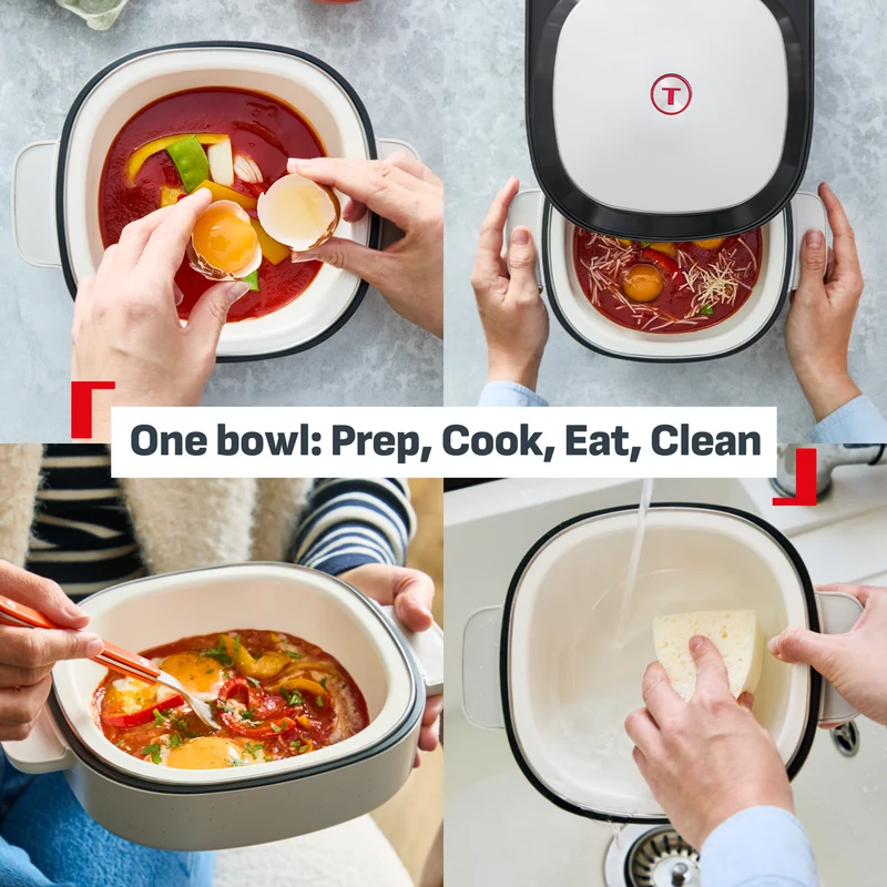 Tefal YumMeal Multicooker Air Fryer Black Knight