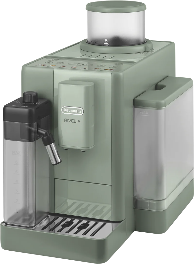 DeLonghi Rivelia Start Fully Automatic Coffee Machine Jade Green