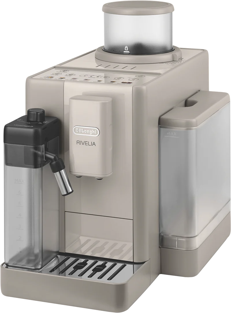 DeLonghi Rivelia Start Fully Automatic Coffee Machine Sand Beige