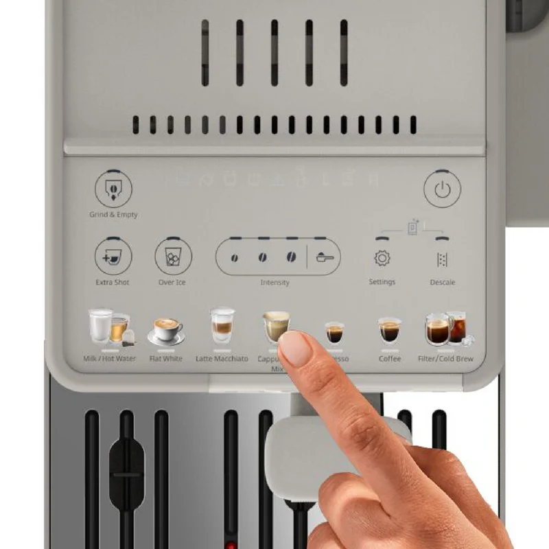 DeLonghi Rivelia Start Fully Automatic Coffee Machine Sand Beige