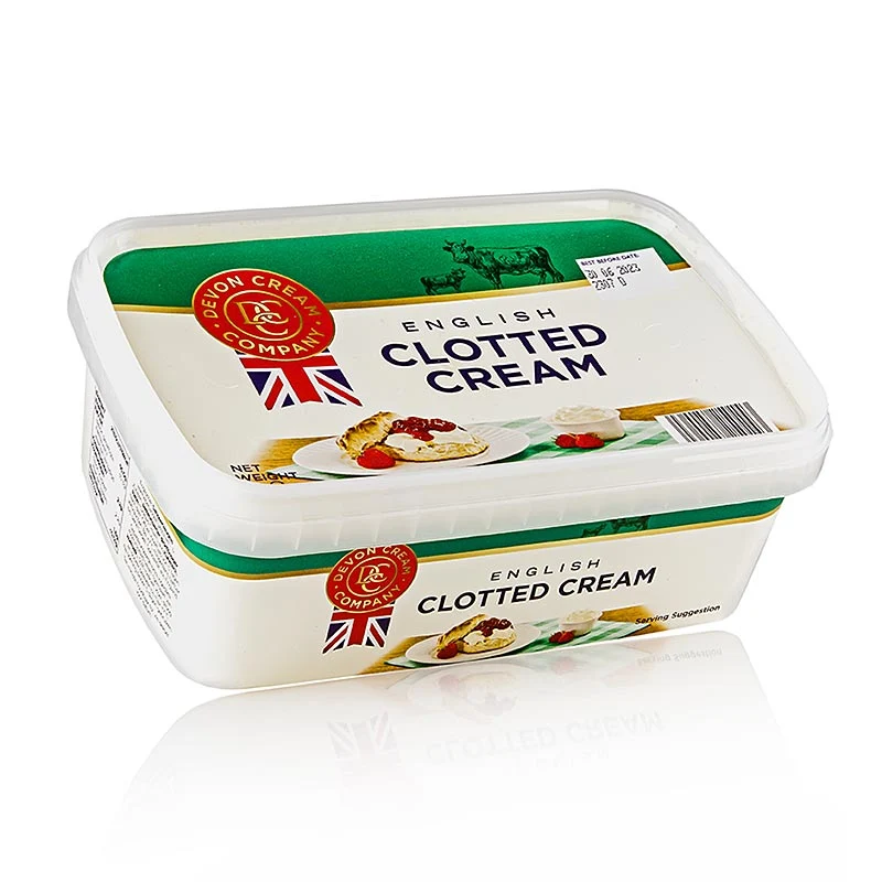 Englische Clotted Cream, feste Rahm-Creme, 55% Fett, 1 kg