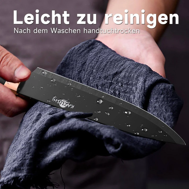 9 / 8 / 7 / 6 teilig Messer-Set Messerblock Messerset Küchenmesser Set Profi Kochmesser
