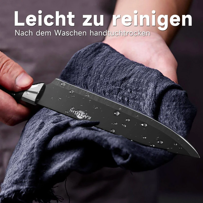 9 / 8 / 7 / 6 teilig Messer-Set Messerblock Messerset Küchenmesser Set Profi Kochmesser