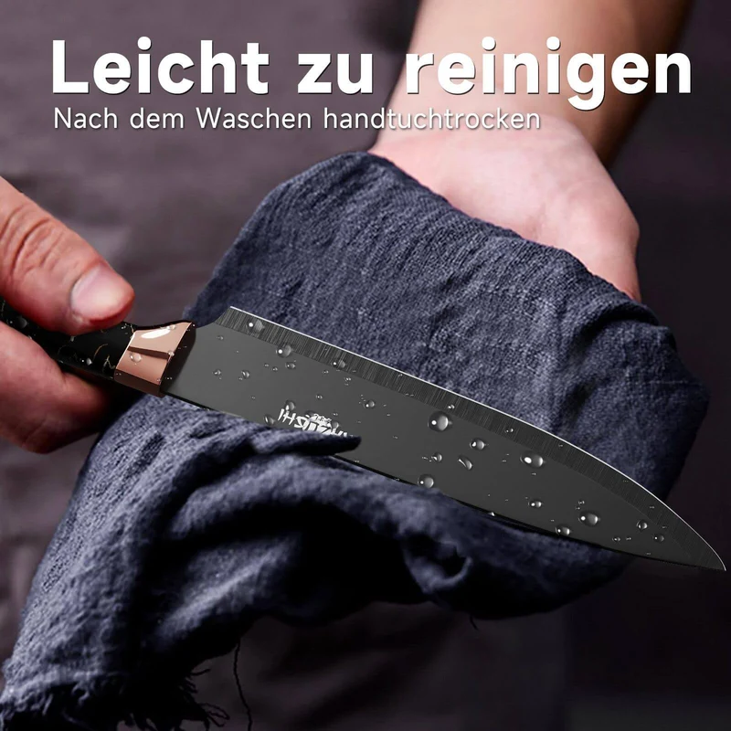 9 / 8 / 7 / 6 teilig Messer-Set Messerblock Messerset Küchenmesser Set Profi Kochmesser