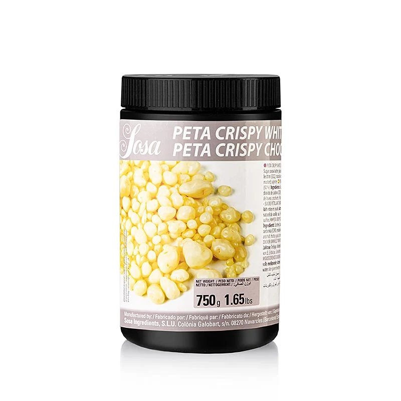 Sosa Peta Crispy, in weiße Schokolade gehüllt, Knall Brause, 750 g