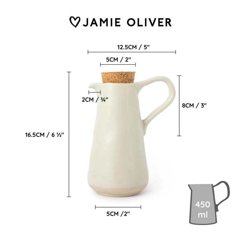 Ölkännchen, Jamie Oliver, 450 ml, weiß