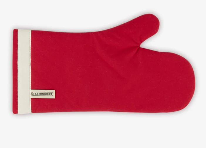 Le Creuset Ofenhandschuh, Baumwolle, kirschrot
