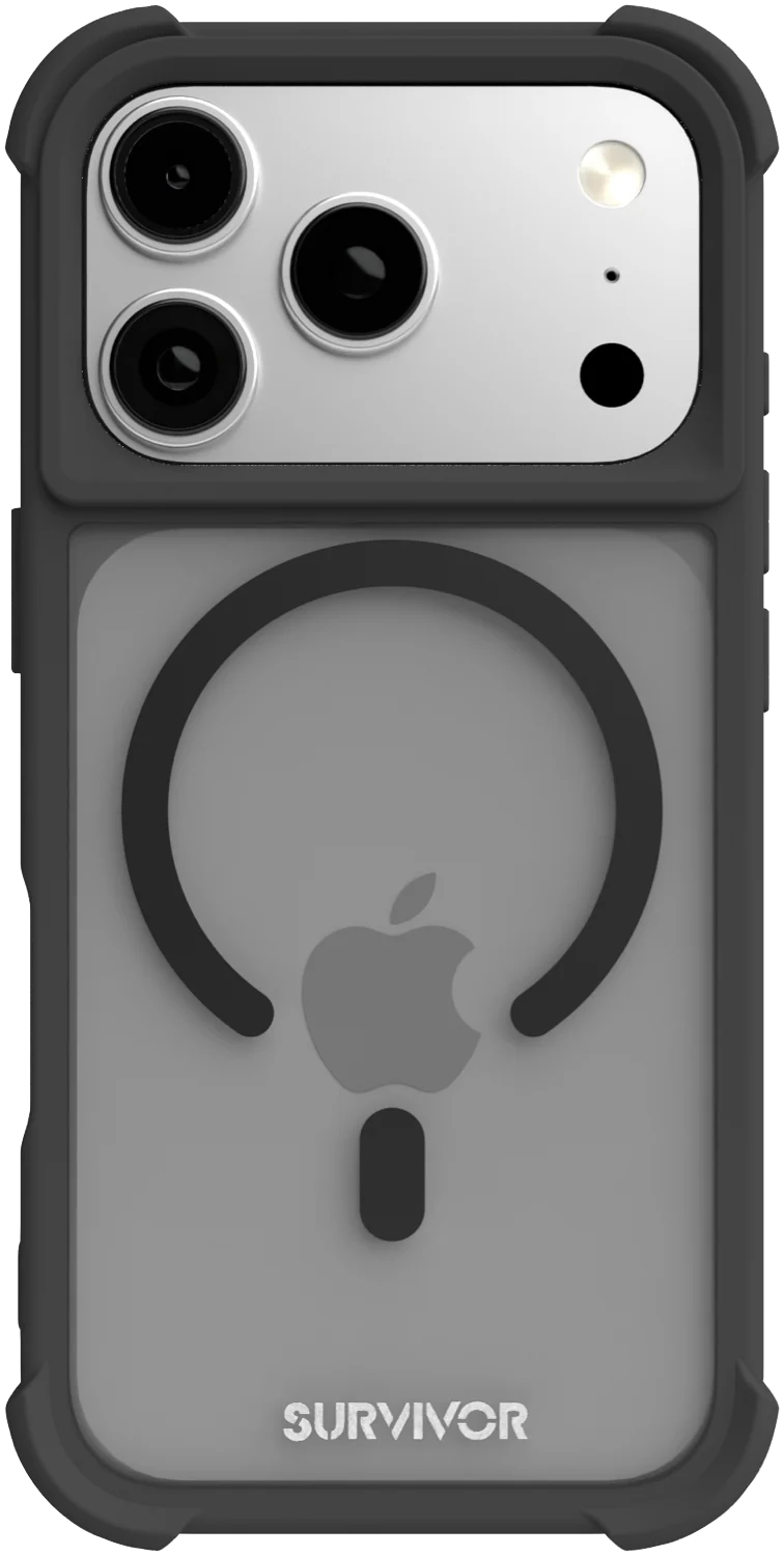 Griffin Survivor Endurance MagSafe Compatible iPhone 18 Pro / 17 Pro Case - Black