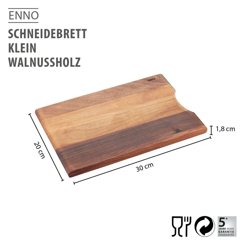 Gefu Schneidebrett ENNO, Walnuss, verschiedene Größen