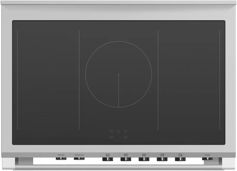 Fisher & Paykel 90cm Series 9 Classic 5 Zone Induction Pyrolytic Cooker, SmartZone
