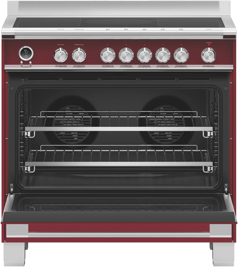 Fisher & Paykel 90cm Series 9 Classic 5 Zone Induction Pyrolytic Cooker, 2 SmartZones