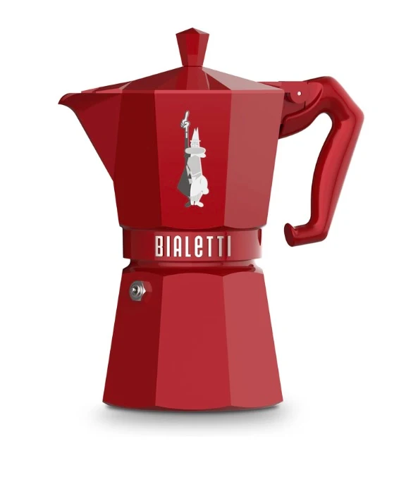 Bialetti Moka Exclusive rot - verschiedene Größen