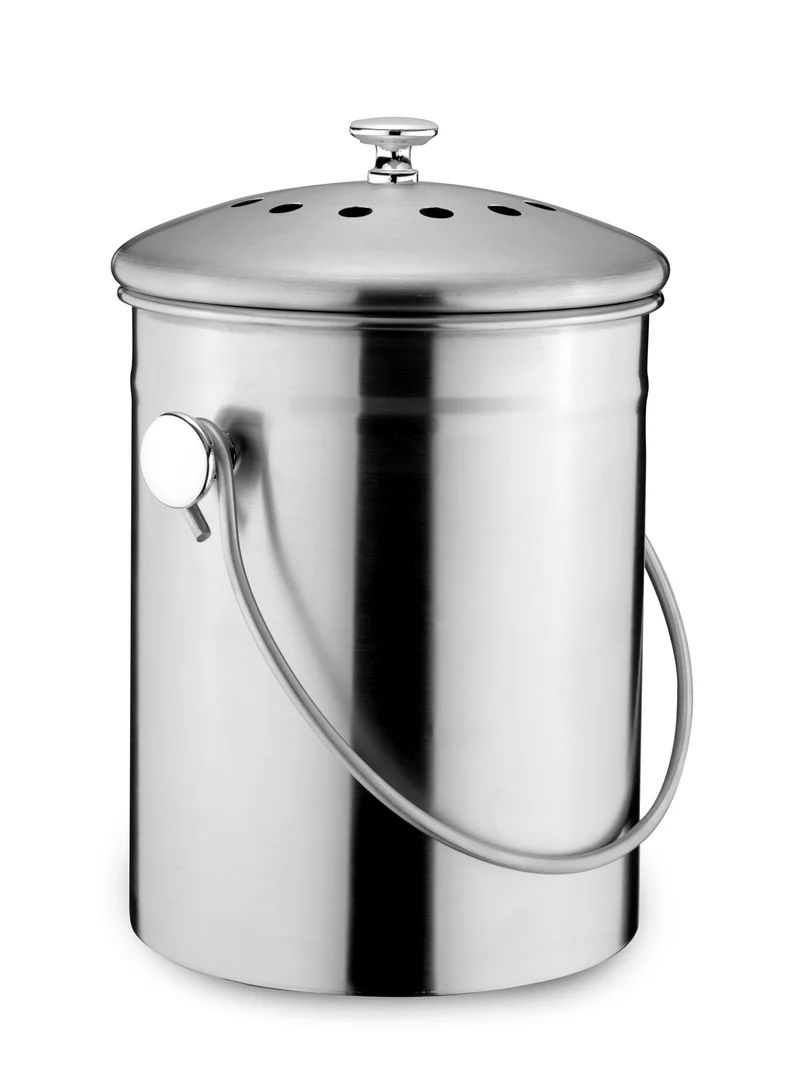 Komposteimer, Edelstahl, 3 L