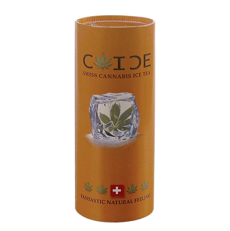 Chillo C-ICE Swiss Cannabis Ice Tea - Eistee mit Hanfgeschmack, 250 ml
