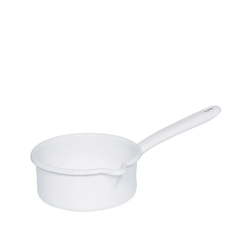 Stielkasserolle Riess, weiß, 12cm 0,5L