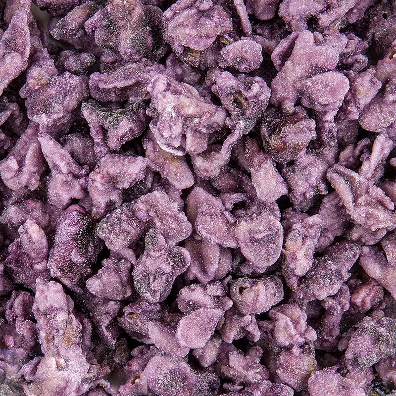 Quai Sud France - Echte Veilchen-Blütenblätter, blau-violett, kristallisiert, ca. 2cm, essbar, 1 kg