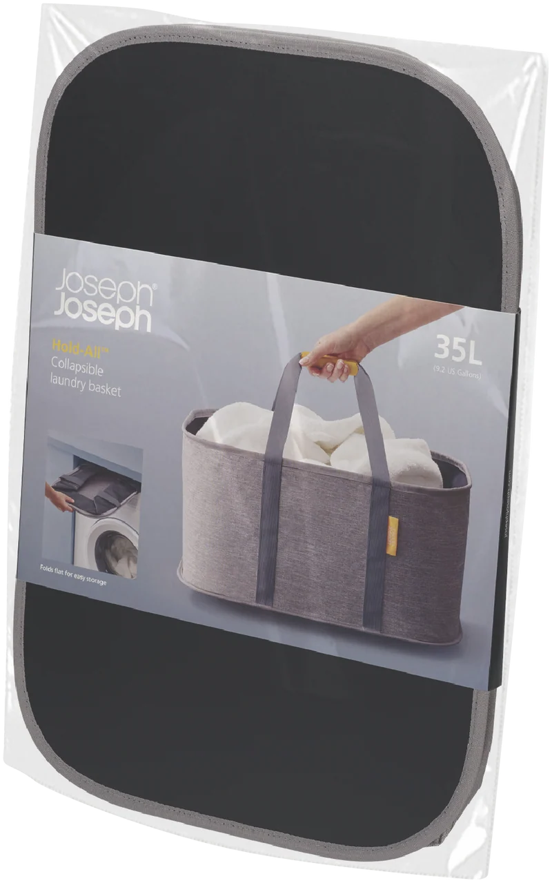 Joseph Joseph 35 Litre Hold All Collapsible Laundry Basket Grey