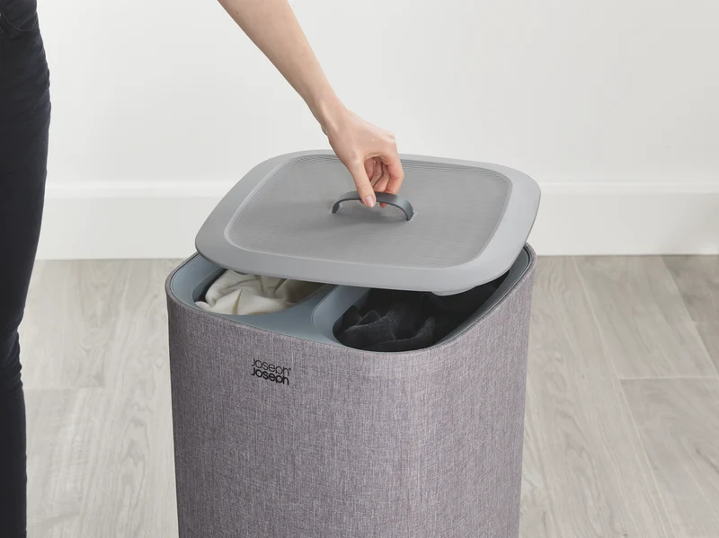 Joseph Joseph Tota 60 Litre Laundry Separation Basket Grey