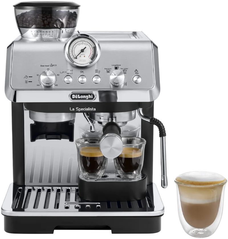 DeLonghi La Specialista Arte Manual Coffee Machine Metal Black