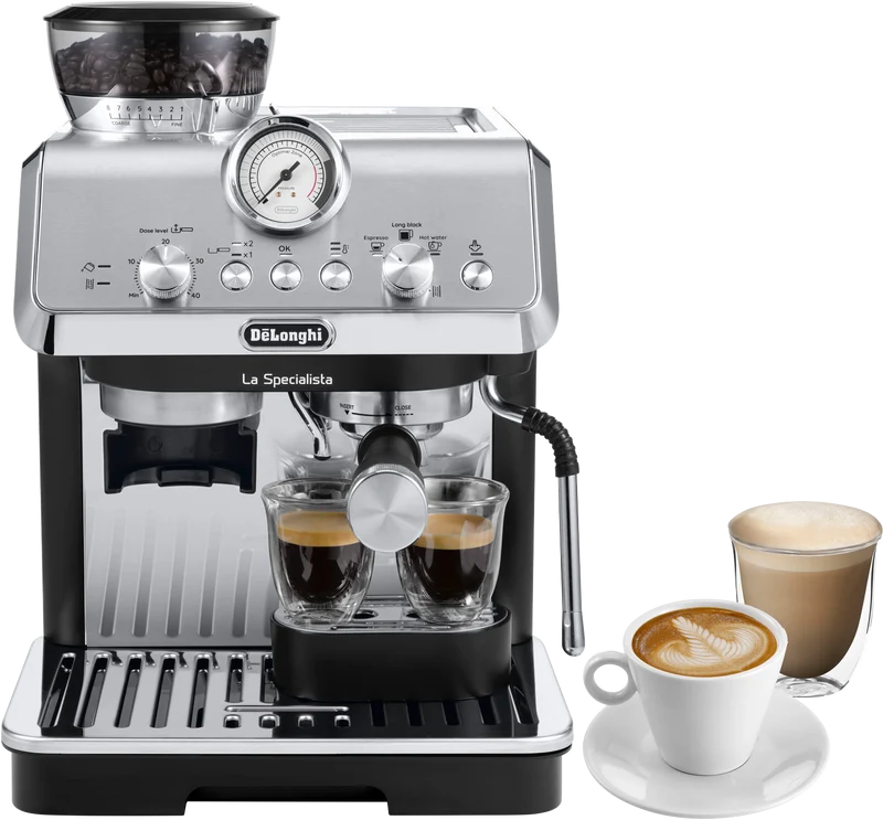 DeLonghi La Specialista Arte Manual Coffee Machine Metal Black