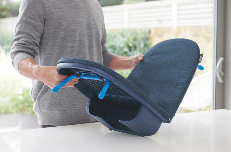 Joseph Joseph Pocket Plus Folding Ironing Board with Advanced Cover Blue