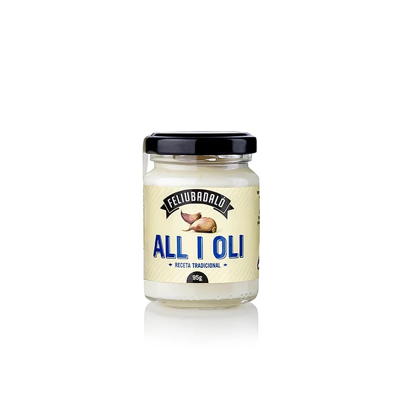 Allioli - Knoblauchcreme, mit Pflanzenöl, Feliubadalo, 95 g