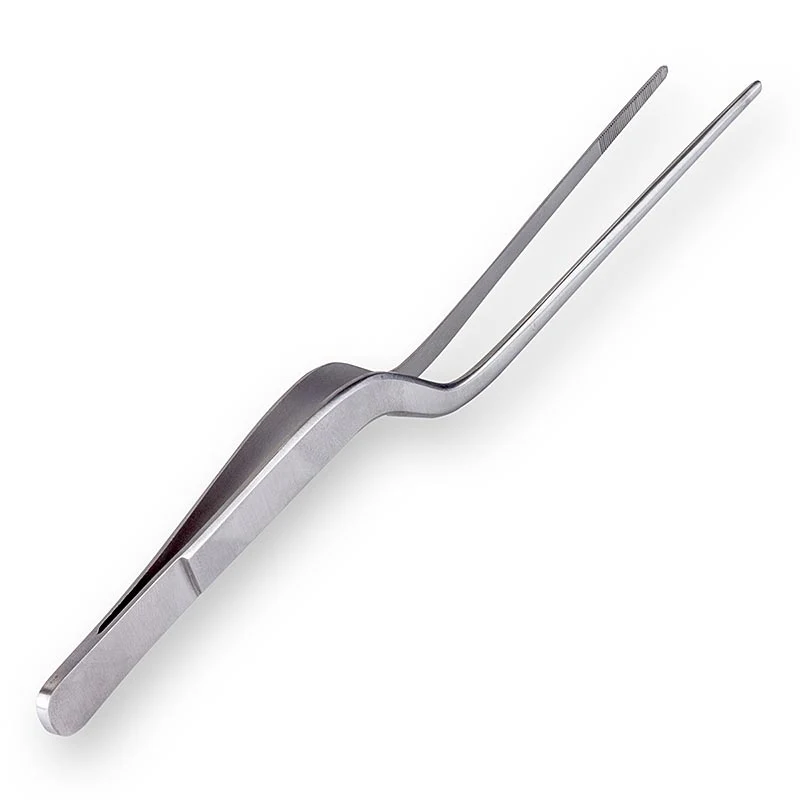 Edelstahl-Pinzette, gebogen, 20cm, 1 St