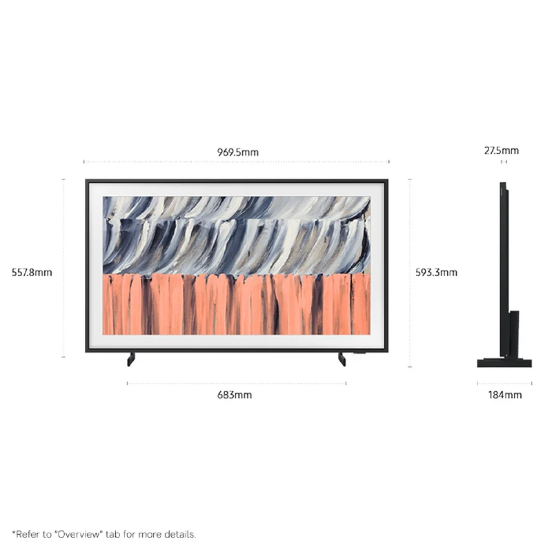 Samsung 43" LS03H The Frame QLED 4K Smart TV 2026