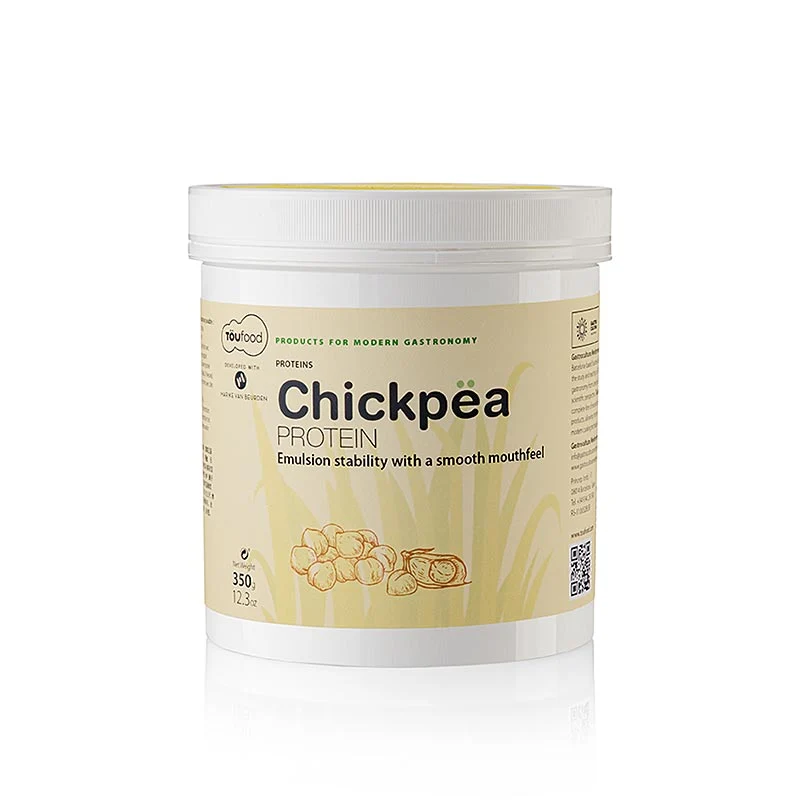 CHICKPEA PROTEIN, Kichererbsen Protein, 350g, TÖUFOOD, 350 g