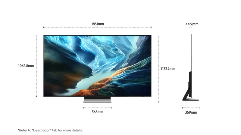 Samsung 83" OLED S90H 4K Smart AI TV 2026