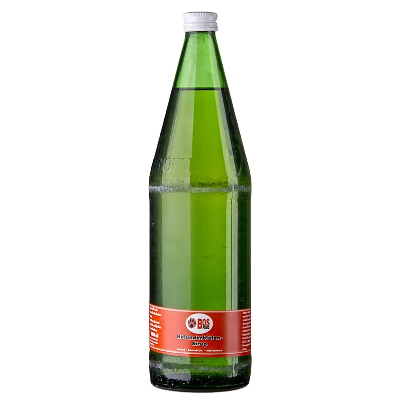 BOS FOOD Holunderblütensirup, 1 l
