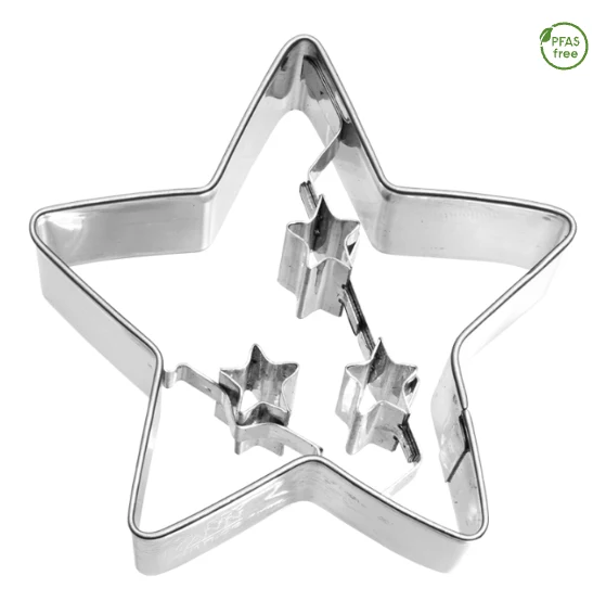 Ausstechform 'Weihnachts-Stern', 6,5 cm, Edelstahl n