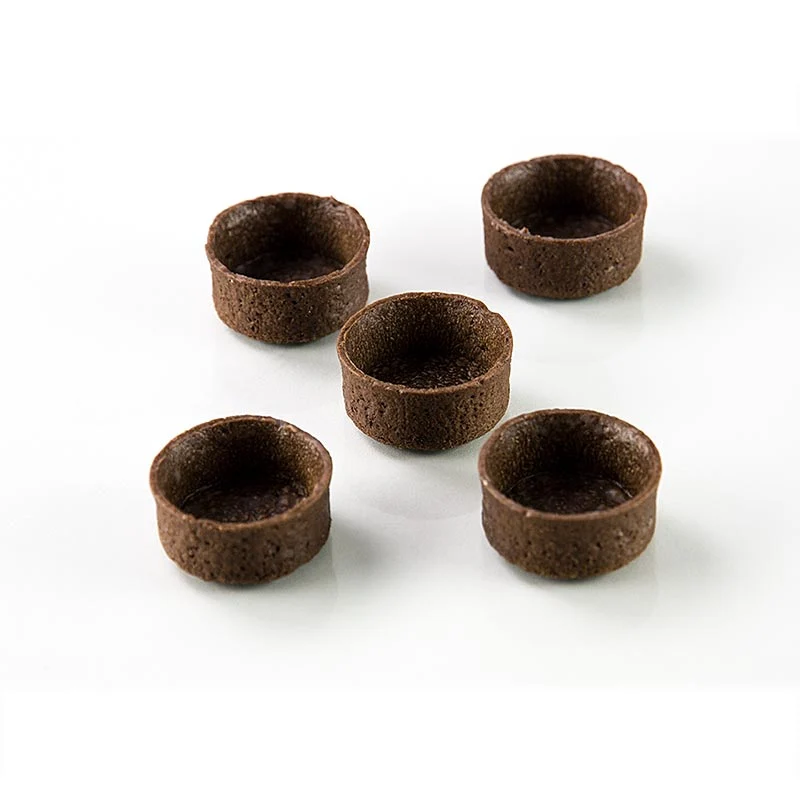 HUG - Mini Dessert-Tartelettes - Filigrano, rund, ø 3,8cm, H 1,8cm, Schokomürbeteig, 200 St