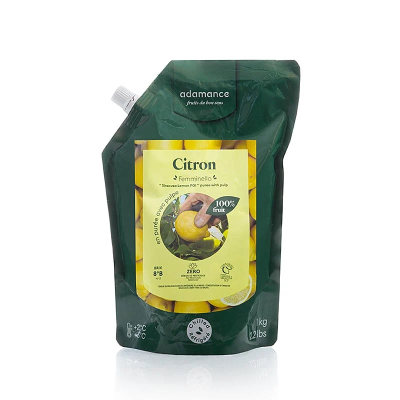 Adamance Zitrone (Femminello), ungezuckert, pasteurisiert, 1 kg