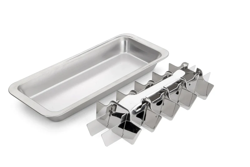 Eiswürfelbereiter aus Edelstahl