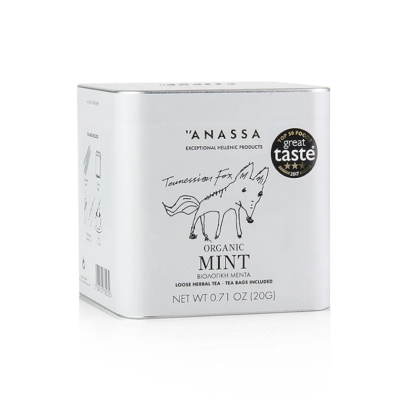 ANASSA Mint Tea (Minze Tee), lose mit 20 Beuteln, BIO, 20 g
