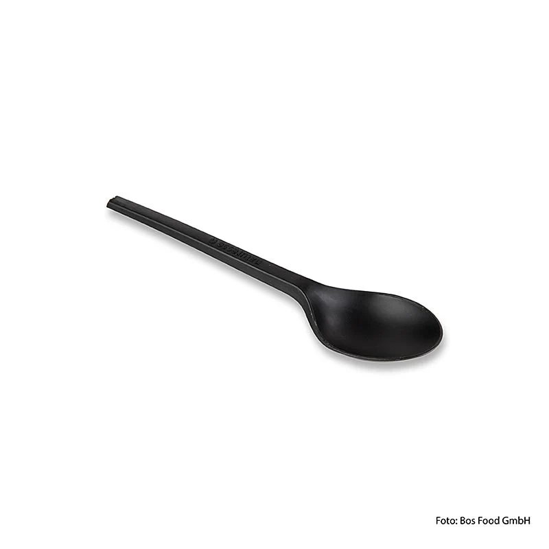 Naturesse Kaffee Löffel, schwarz, 128mm, REUSABLE CPLA, 1.000 St