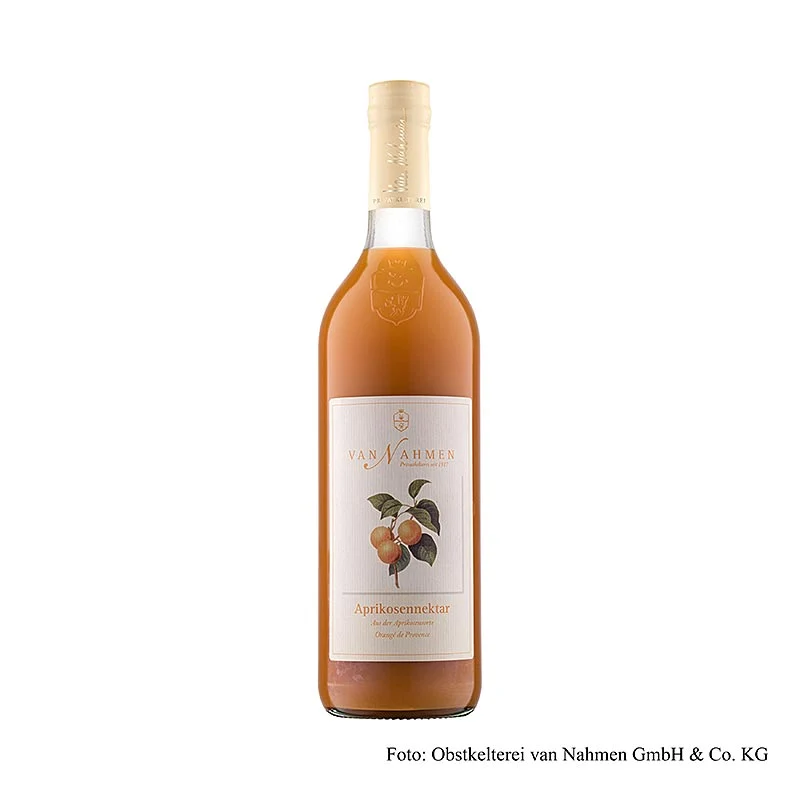 van Nahmen - Aprikosennektar (Orange de Provence), 45% Direktsaft, 750 ml
