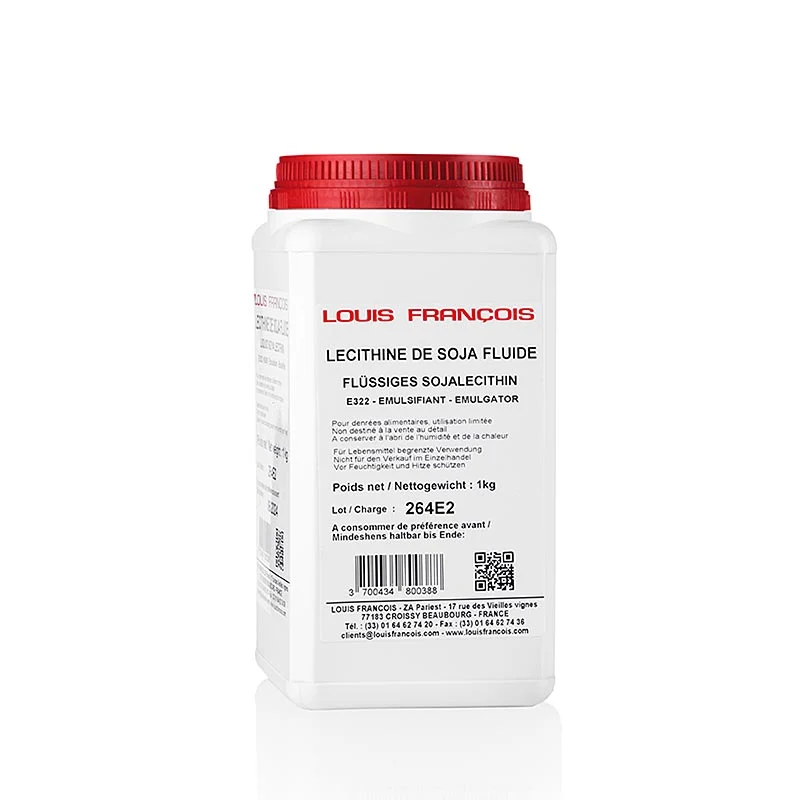 Sojalecithin, flüssig (Liquid Lecitine) E322, Louis Francois, 1 kg