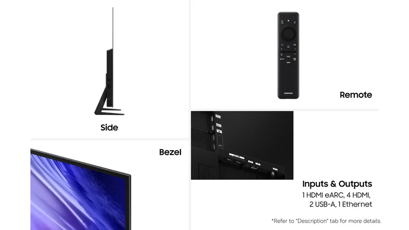 Samsung 77" OLED S85H 4K Smart AI TV 2026