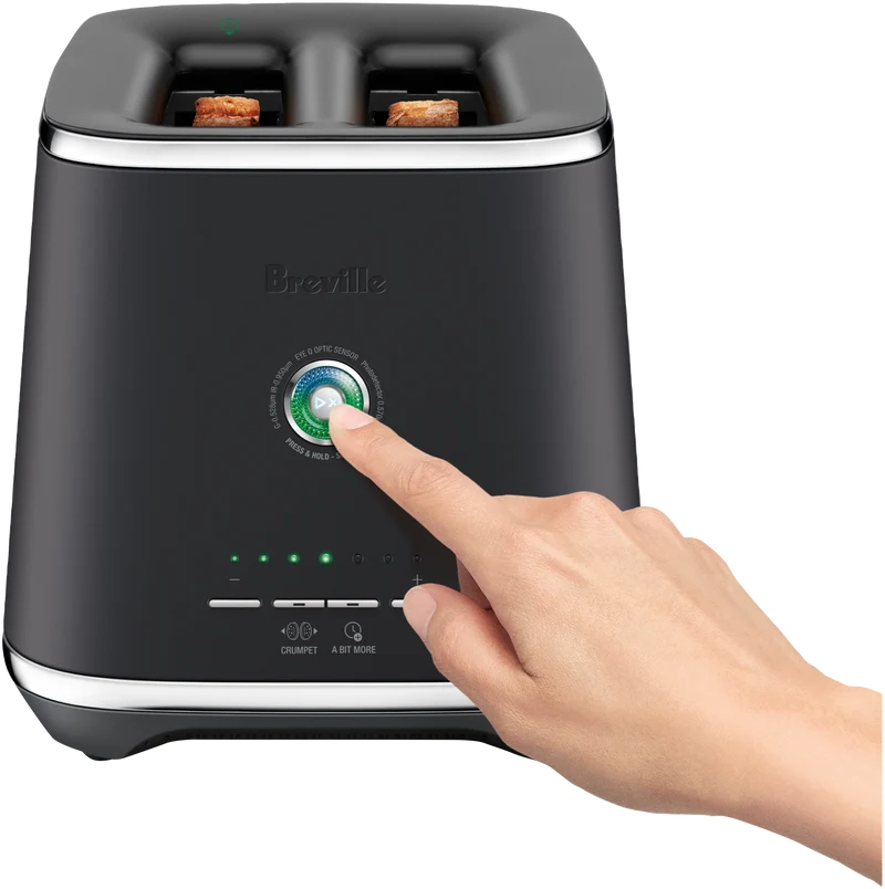 Breville The Eye Q 850 Auto 2 Slice Black Truffle Toaster