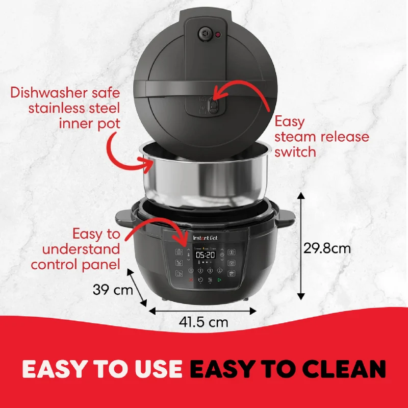 Instant 7.1 Litre Rio Wide Multi Cooker