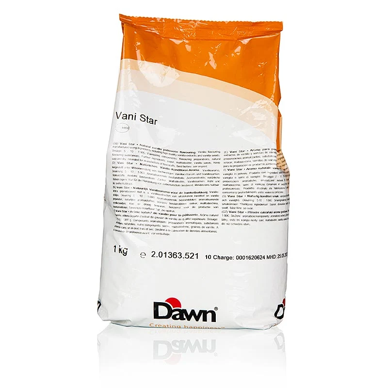 Vani-Star mit Stippen, natürliches Vanille-Aroma Pulver, Sucrea, 1 kg