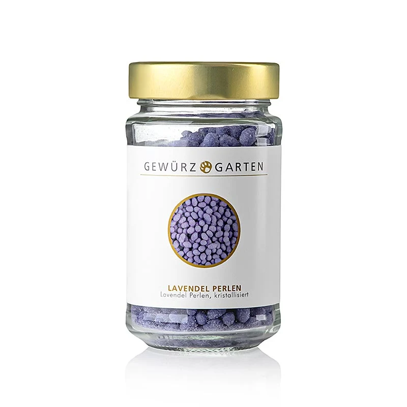 Gewürzgarten Lavendelperlen, kristallisiert, 150 g