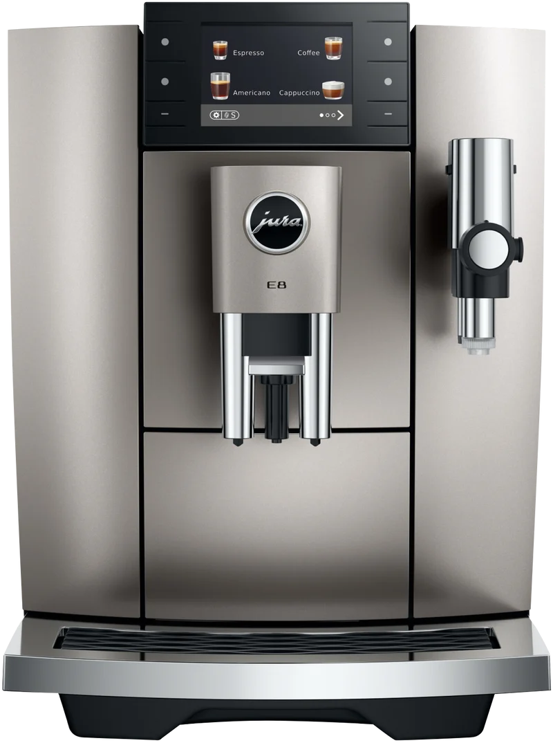 JURA E8 Midnight Silver Automatic Coffee Machine