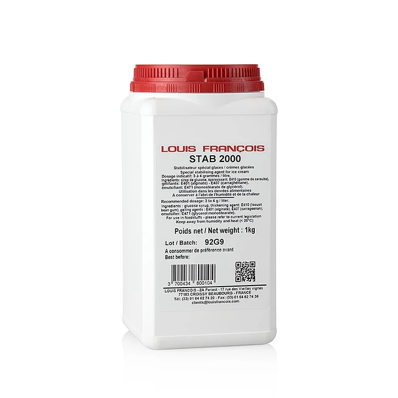 Stab 2000, Stabilisator für Eis & Schlagsahne, Louis Francois, 1 kg