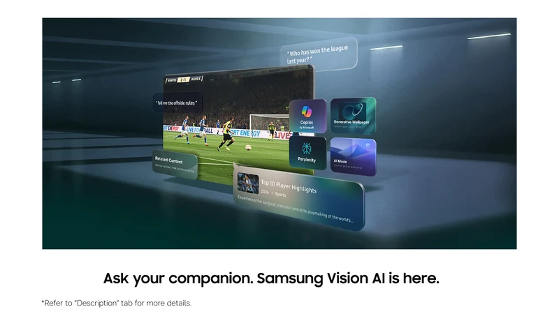 Samsung 75" QN80H NEO QLED 4K Mini LED Smart AI TV 2026