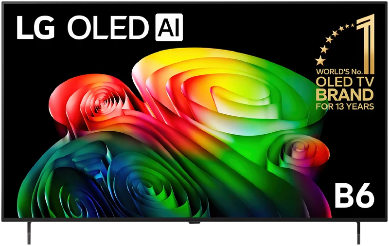 LG 55 OLED TV B6 4K AI 2026