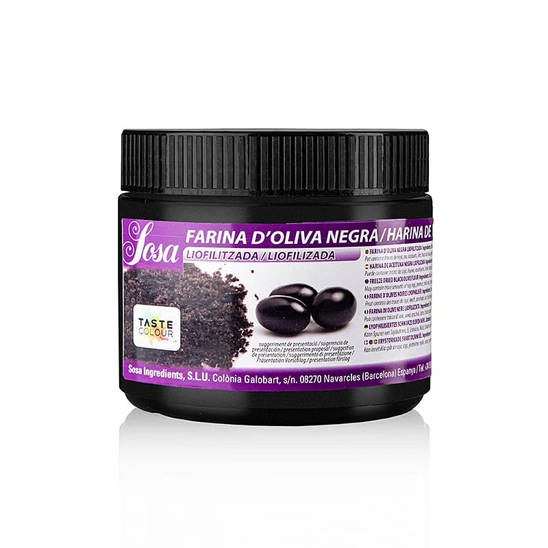 Sosa Pulver - Schwarze Olive, gefriergetrocknet (38025), 150 g